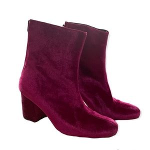 Free People Velvet Cecile Ankle Boot